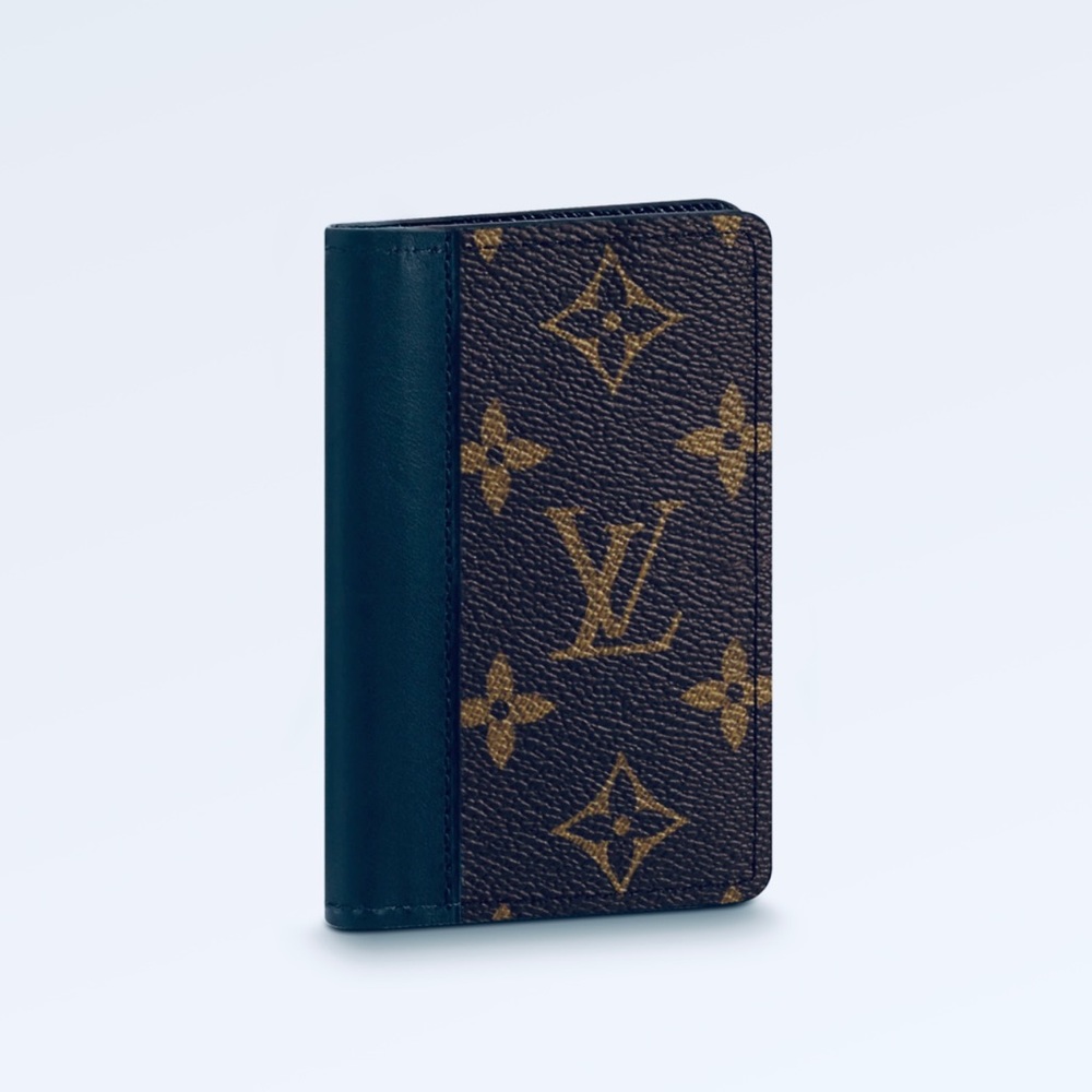 LOUIS VUITTON POCKET ORGANIZER, Monogram Macassar Canvas, M60111